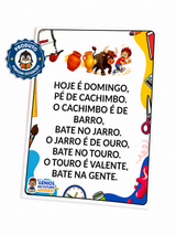 Cartaz das Parlendas